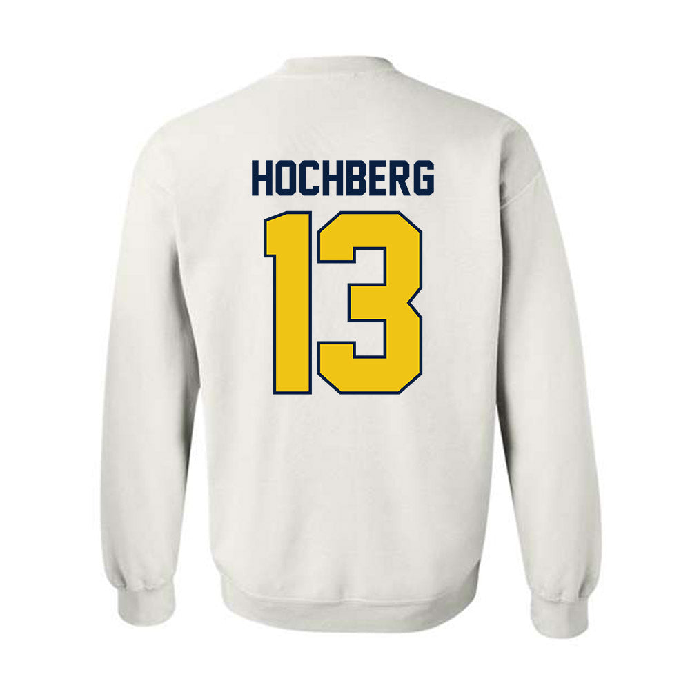Michigan - NCAA Men's Basketball : Harrison Hochberg - Classic Shersey Crewneck Sweatshirt-1