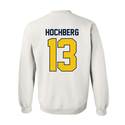 Michigan - NCAA Men's Basketball : Harrison Hochberg - Classic Shersey Crewneck Sweatshirt-1
