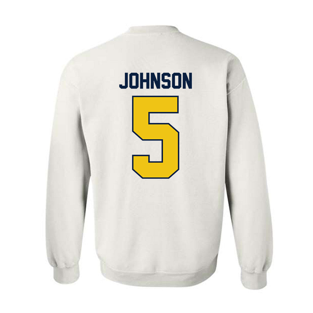 Michigan - NCAA Women's Volleyball : Lydia Johnson - Classic Shersey Crewneck Sweatshirt-1