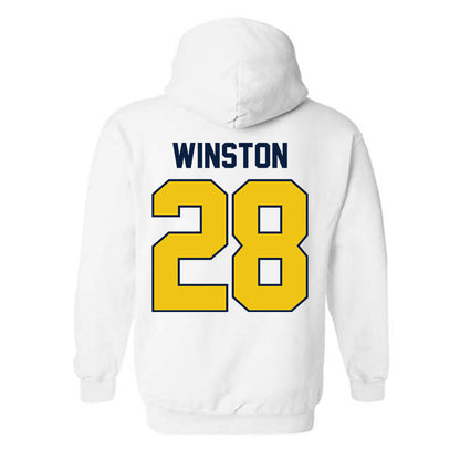 Michigan - NCAA Football : Kainoa Winston - Classic Shersey Hooded Sweatshirt-2