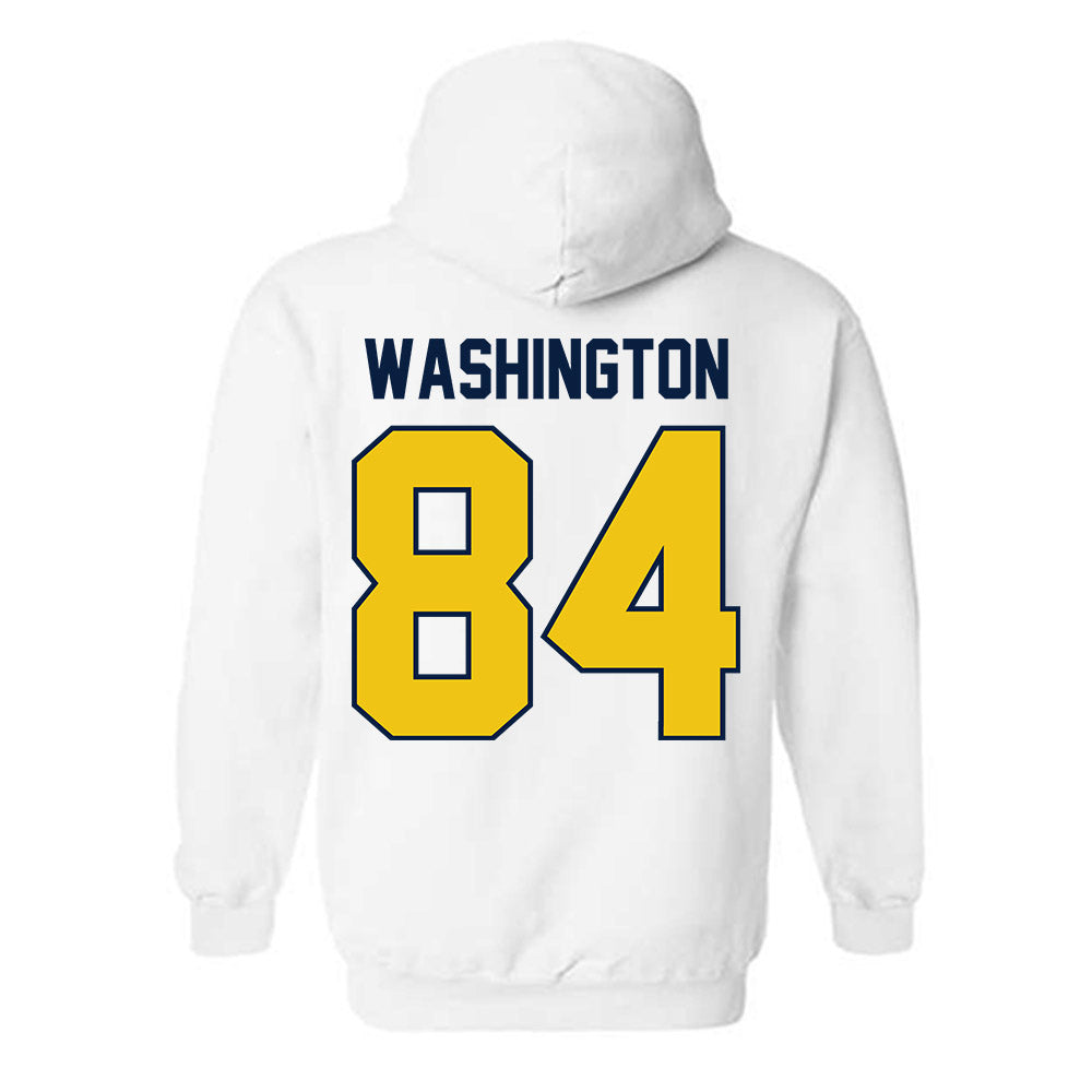 Michigan - NCAA Football : Jacob Washington - Classic Shersey Hooded Sweatshirt-1