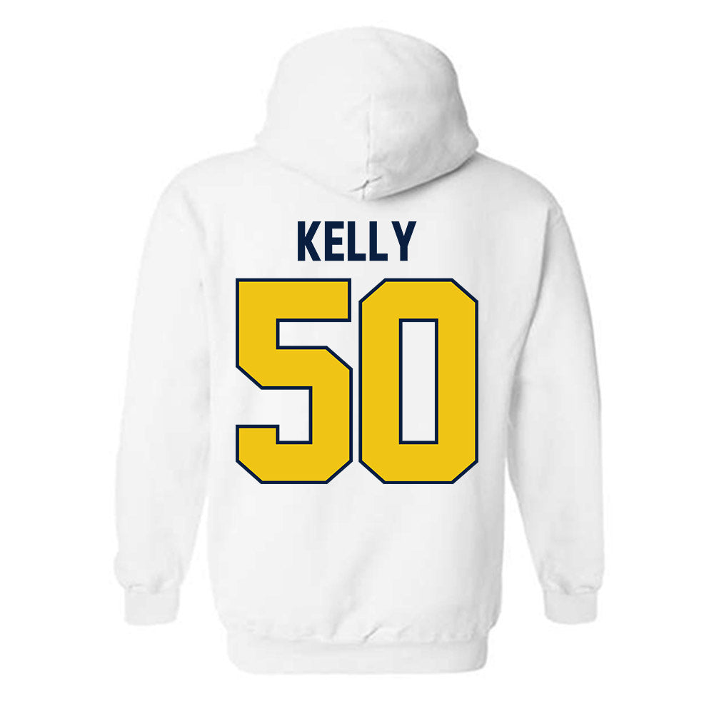 Michigan - NCAA Men's Lacrosse : Michael Kelly - Classic Shersey Hooded Sweatshirt-2