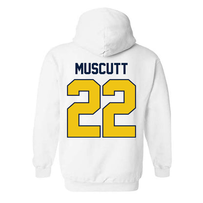 Michigan - NCAA Men's Ice Hockey : Kason Muscutt - Classic Shersey Hooded Sweatshirt-2