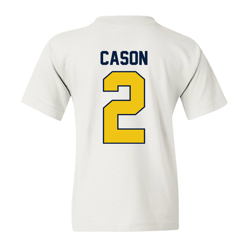 Michigan - NCAA Men's Basketball : Lorenzo Cason - Classic Shersey Youth T-Shirt-2