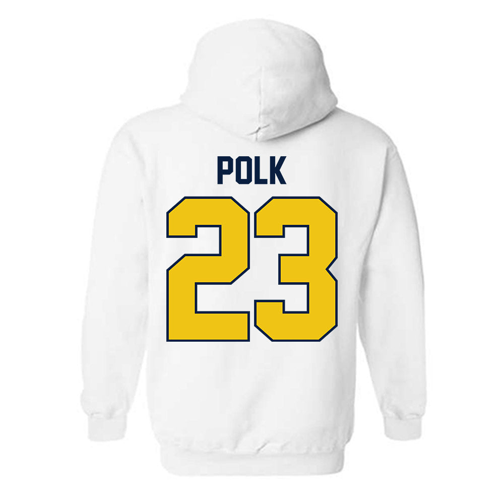Michigan - NCAA Women's Lacrosse : Haley Polk - Classic Shersey Hooded Sweatshirt-1
