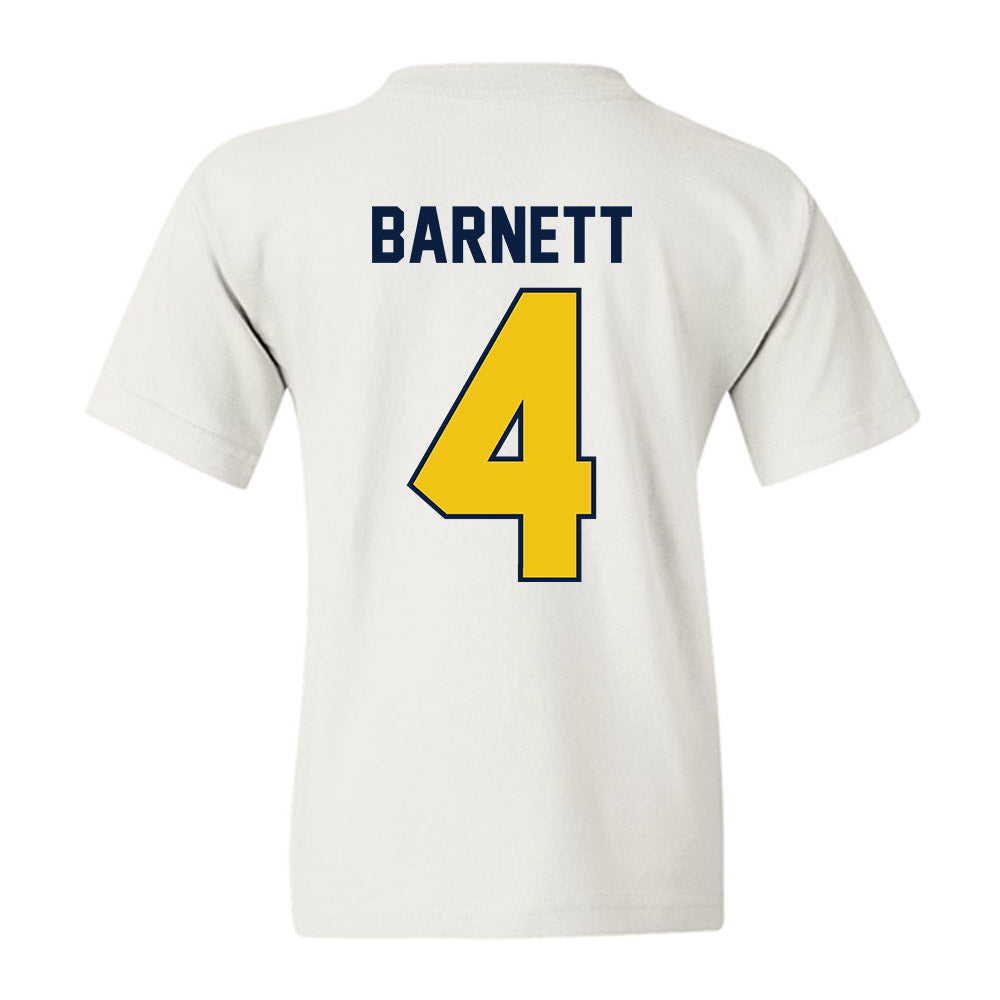 Michigan - NCAA Men's Ice Hockey : Asher Barnett - Classic Shersey Youth T-Shirt-1