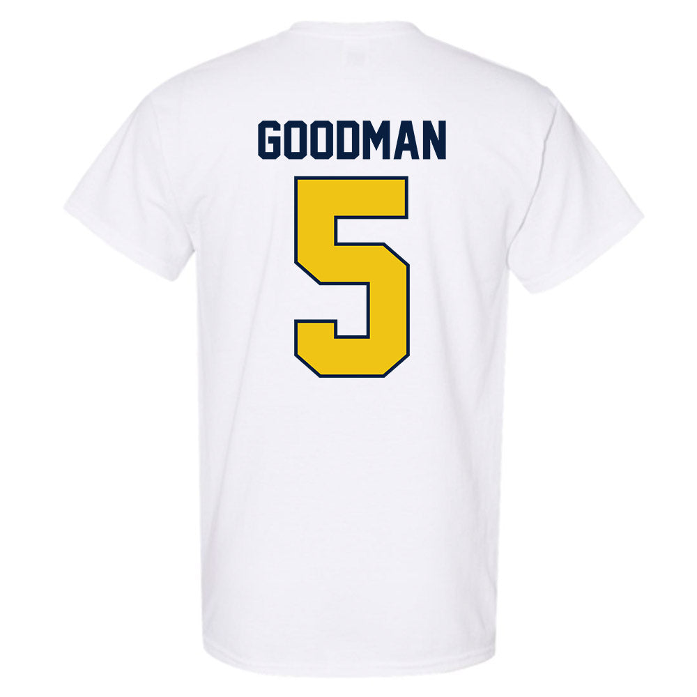 Michigan - NCAA Men's Basketball : Oscar Goodman - Classic Shersey T-Shirt-2