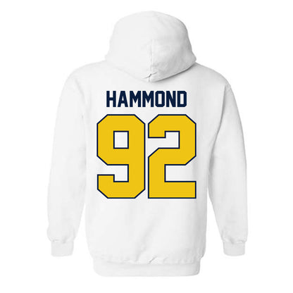 Michigan - NCAA Football : Ted Hammond - Classic Shersey Hooded Sweatshirt-1