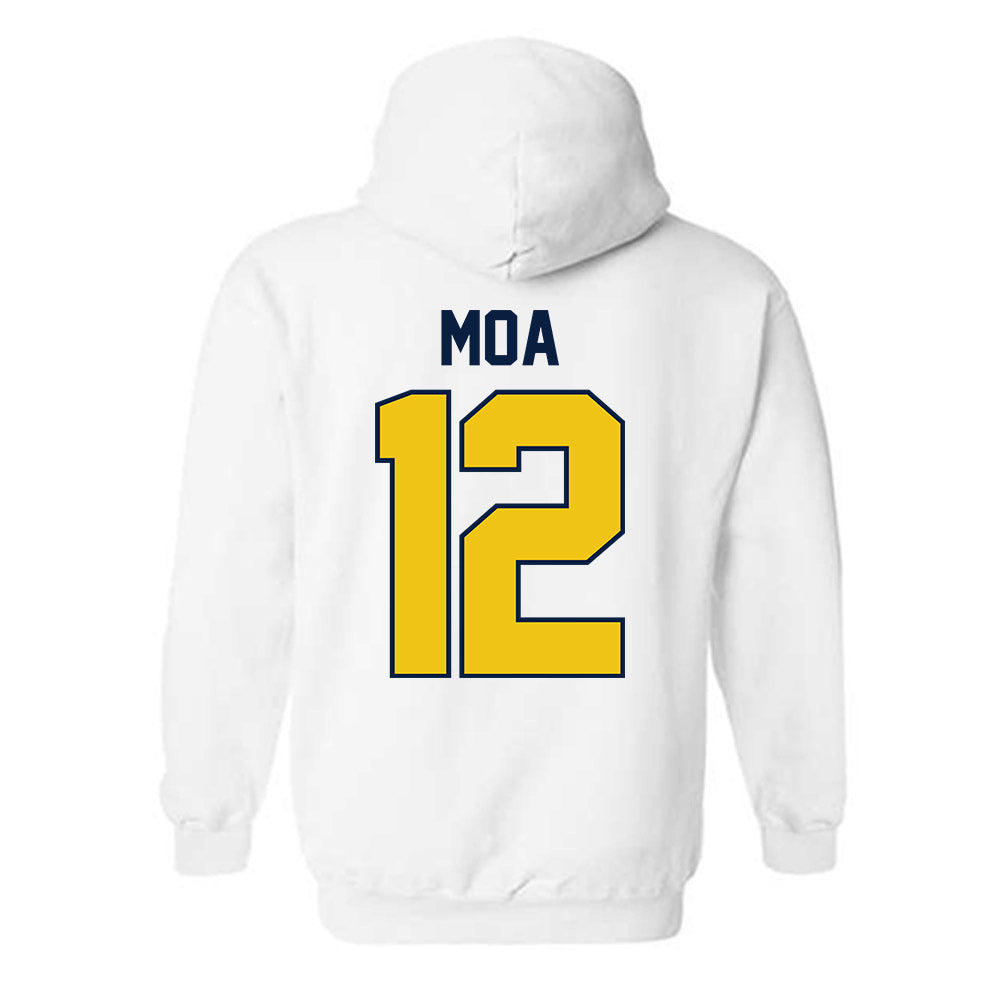 Michigan - NCAA Football : Salesi Moa - Classic Shersey Hooded Sweatshirt-2