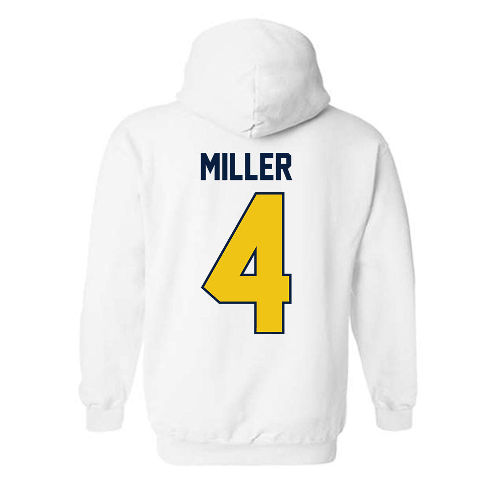 Michigan - NCAA Baseball : Noah Miller - Classic Shersey Hooded Sweatshirt-1