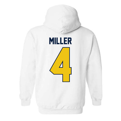 Michigan - NCAA Baseball : Noah Miller - Classic Shersey Hooded Sweatshirt-1