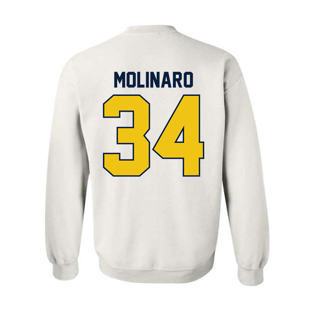 Michigan - NCAA Men's Ice Hockey : Julian Molinaro - Classic Shersey Crewneck Sweatshirt-2