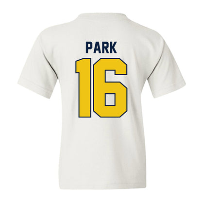 Michigan - NCAA Men's Ice Hockey : Aidan Park - Classic Shersey Youth T-Shirt-1