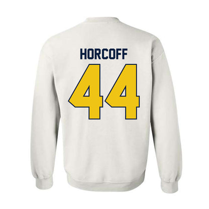 Michigan - NCAA Men's Ice Hockey : Will Horcoff - Classic Shersey Crewneck Sweatshirt-1