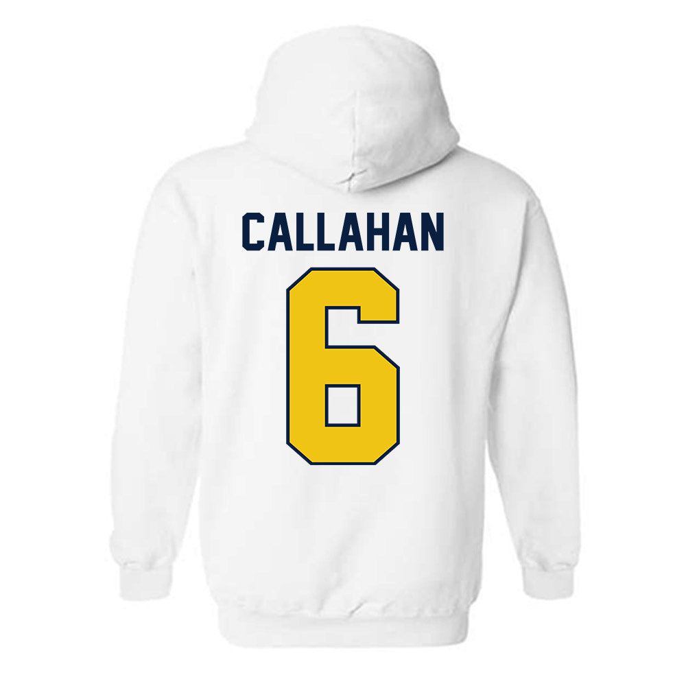 Michigan - NCAA Women's Lacrosse : Grace Callahan - Classic Shersey Hooded Sweatshirt-1