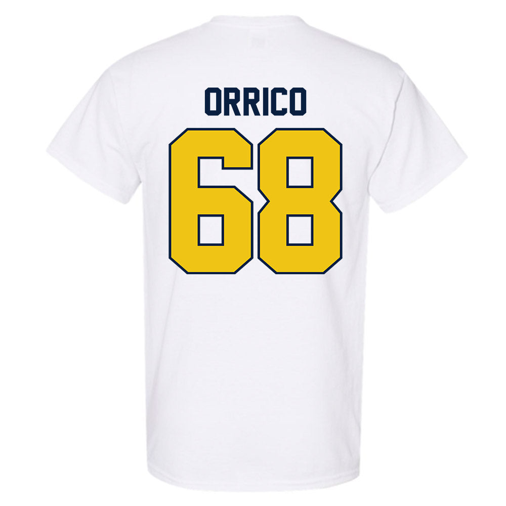 Michigan - NCAA Men's Ice Hockey : Josh Orrico - Classic Shersey T-Shirt-1
