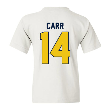 Michigan - NCAA Football : Tommy Carr - Classic Shersey Youth T-Shirt-2