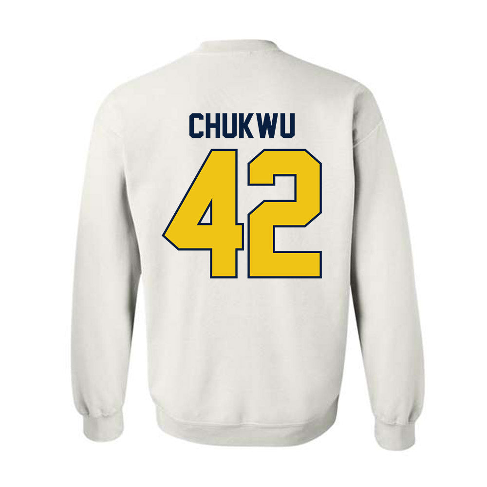 Michigan - NCAA Football : Jeffrey Chukwu - Classic Shersey Crewneck Sweatshirt-1