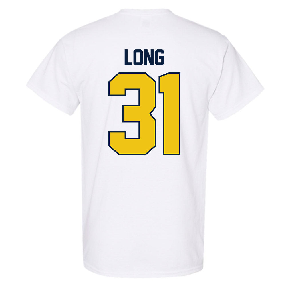 Michigan - NCAA Men's Lacrosse : Jack Long - Classic Shersey T-Shirt-2