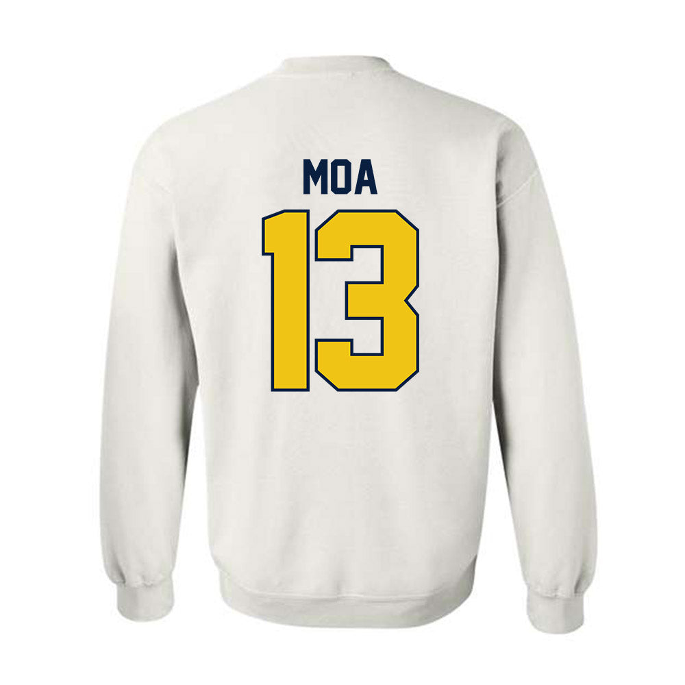 Michigan - NCAA Football : Aisea Moa - Classic Shersey Crewneck Sweatshirt-2
