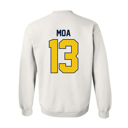 Michigan - NCAA Football : Aisea Moa - Classic Shersey Crewneck Sweatshirt-2