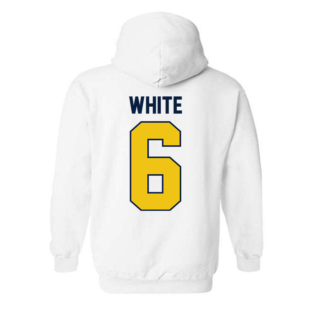 Michigan - NCAA Women's Volleyball : Ellie White - Classic Shersey Hooded Sweatshirt-1