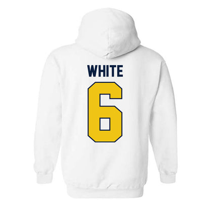Michigan - NCAA Women's Volleyball : Ellie White - Classic Shersey Hooded Sweatshirt-1