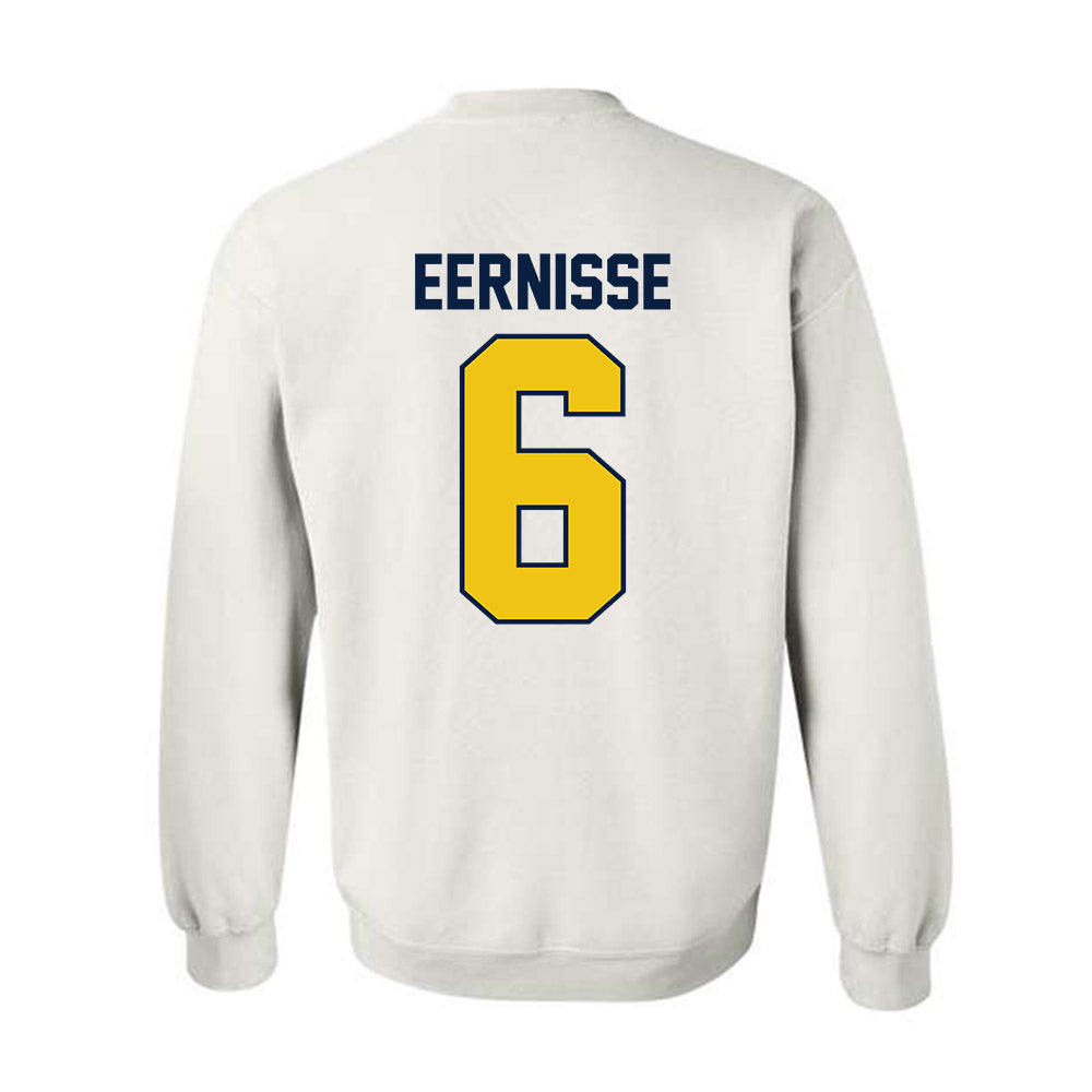 Michigan - NCAA Men's Ice Hockey : Josh Eernisse - Classic Shersey Crewneck Sweatshirt-1