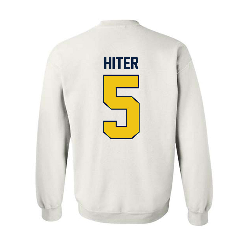 Michigan - NCAA Football : Savion Hiter - Classic Shersey Crewneck Sweatshirt-2