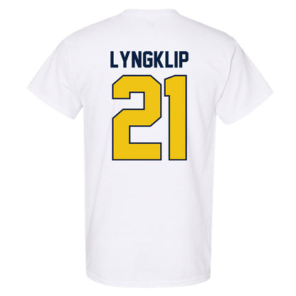 Michigan - NCAA Men's Lacrosse : Ryan Lyngklip - Classic Shersey T-Shirt-2