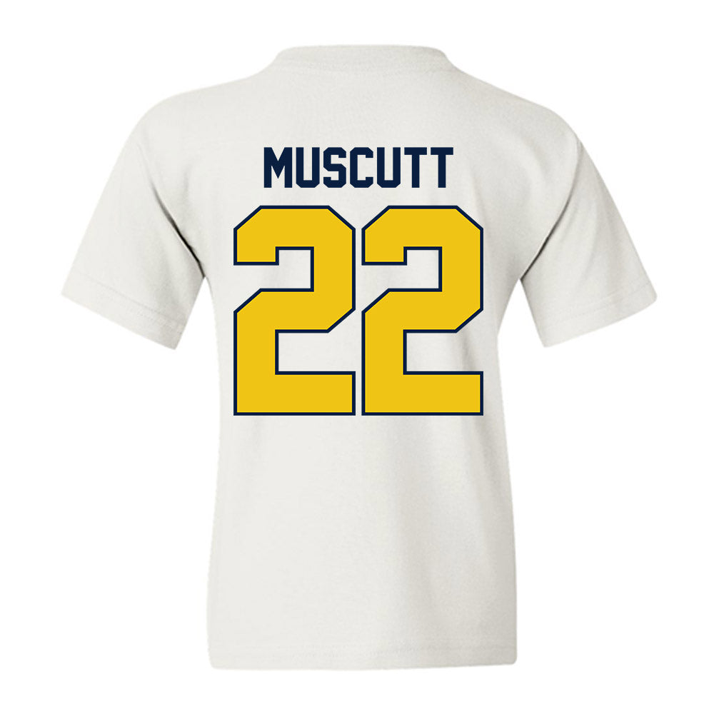 Michigan - NCAA Men's Ice Hockey : Kason Muscutt - Classic Shersey Youth T-Shirt-2