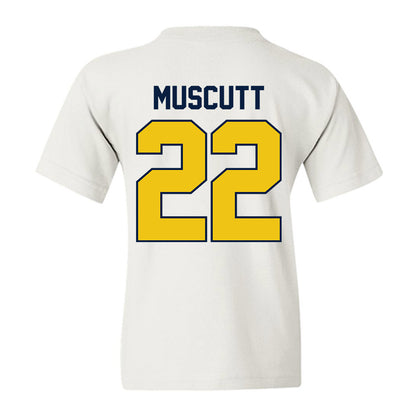 Michigan - NCAA Men's Ice Hockey : Kason Muscutt - Classic Shersey Youth T-Shirt-2