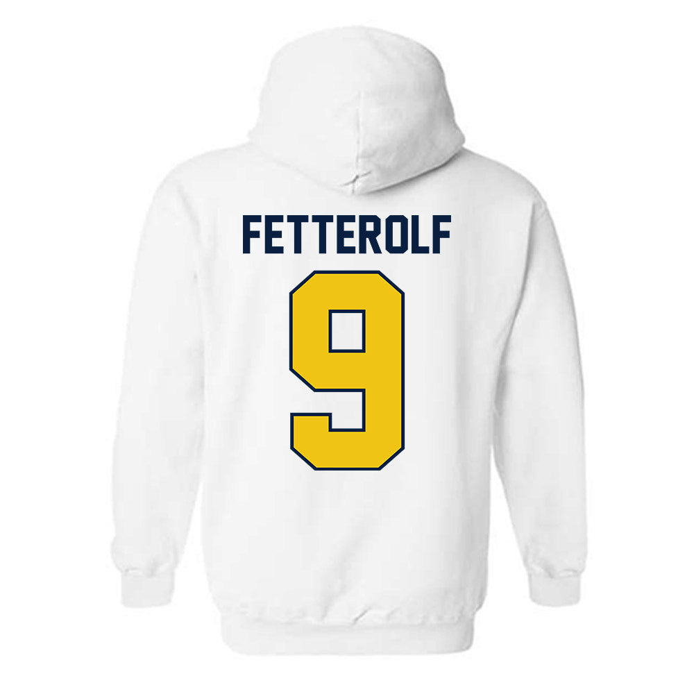 Michigan - NCAA Women's Lacrosse : Jane Fetterolf - Classic Shersey Hooded Sweatshirt-1