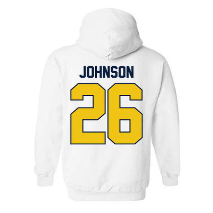 Michigan - NCAA Football : Donovan Johnson - Classic Shersey Hooded Sweatshirt-1