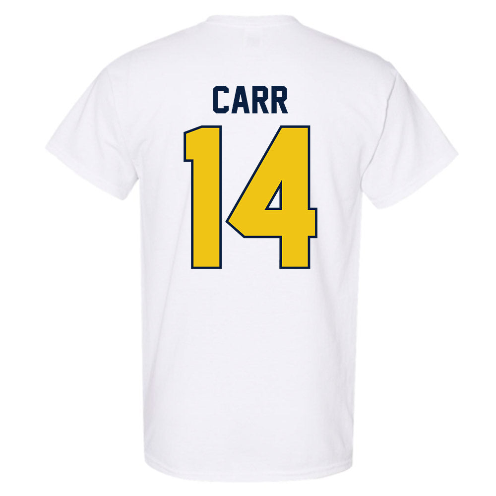 Michigan - NCAA Football : Tommy Carr - Classic Shersey T-Shirt-2