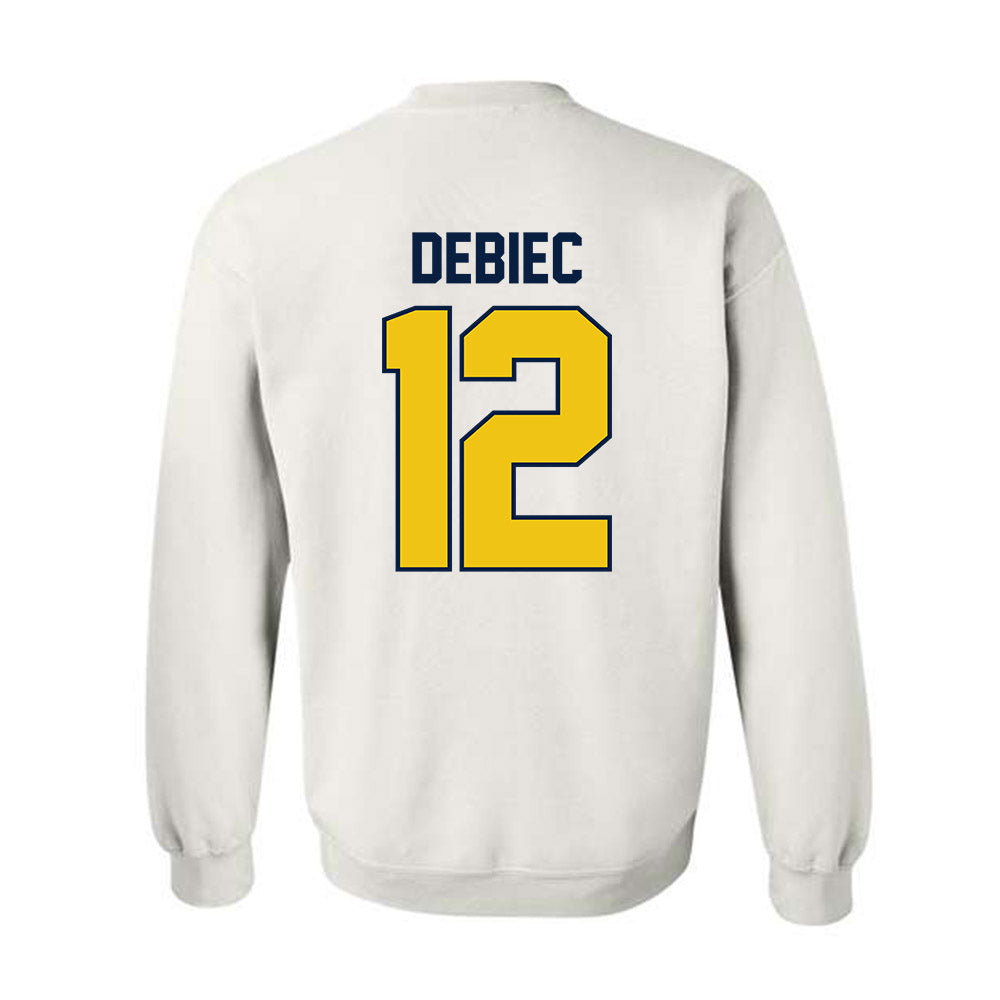 Michigan - NCAA Baseball : Max Debiec - Classic Shersey Crewneck Sweatshirt-2