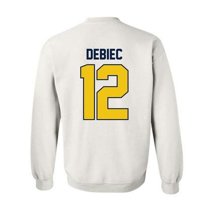 Michigan - NCAA Baseball : Max Debiec - Classic Shersey Crewneck Sweatshirt-2