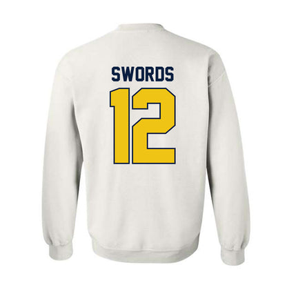 Michigan - NCAA Women's Basketball : Syla Swords - Classic Shersey Crewneck Sweatshirt-1