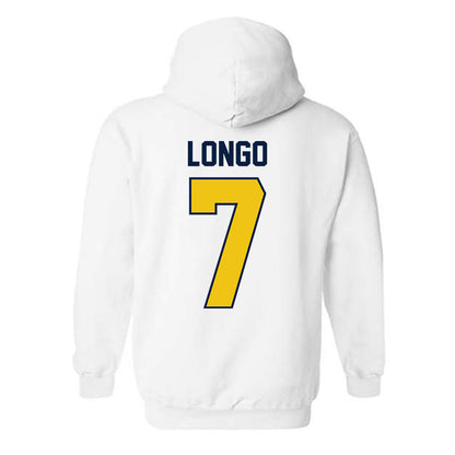 Michigan - NCAA Baseball : Joe Longo - Classic Shersey Hooded Sweatshirt-2