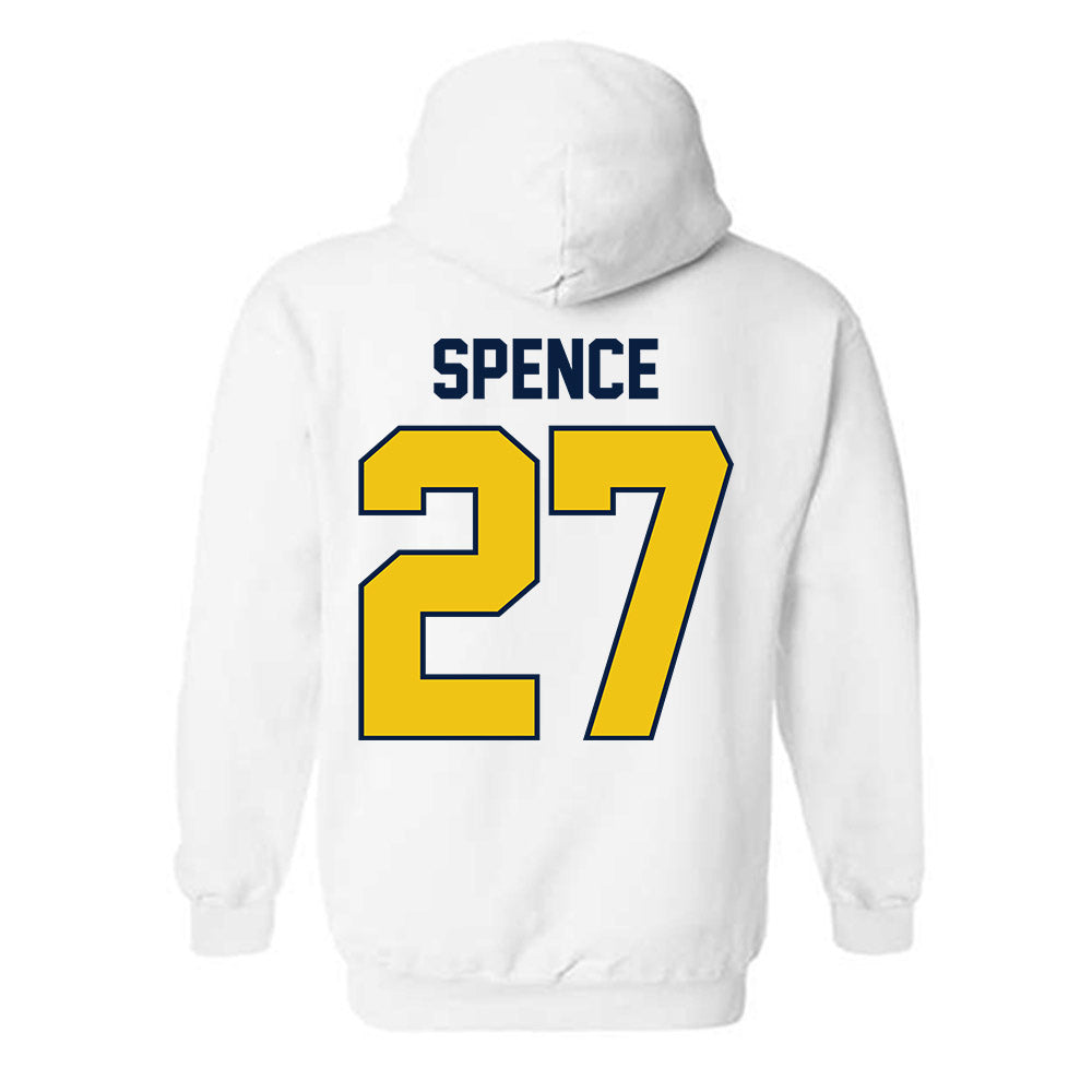 Michigan - NCAA Men's Ice Hockey : Malcolm Spence - Classic Shersey Hooded Sweatshirt-1