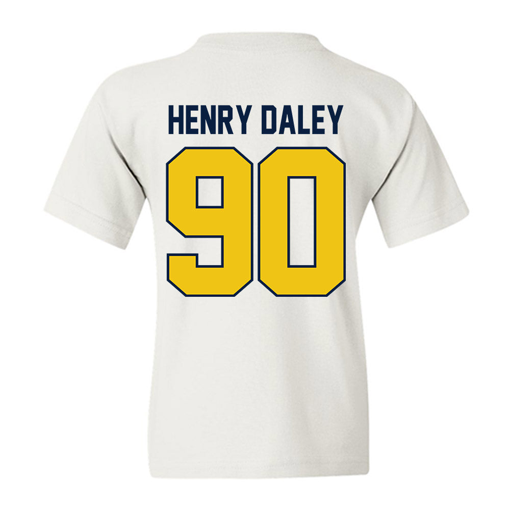 Michigan - NCAA Football : John Henry Daley - Classic Shersey Youth T-Shirt-2
