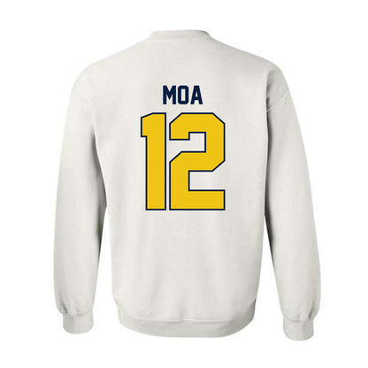 Michigan - NCAA Football : Salesi Moa - Classic Shersey Crewneck Sweatshirt-2