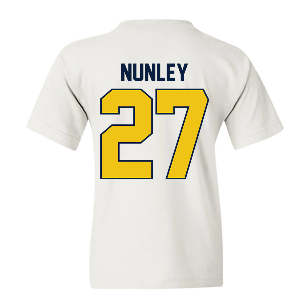 Michigan - NCAA Football : Ernest Nunley - Classic Shersey Youth T-Shirt-2