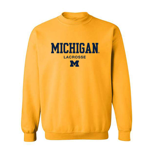 Michigan - NCAA Women's Lacrosse : Kaylee Dyer - Classic Shersey Crewneck Sweatshirt-0