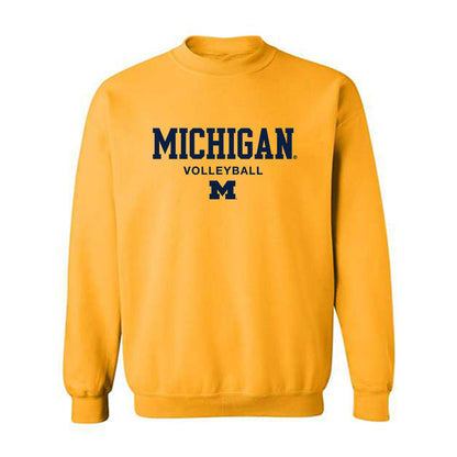 Michigan - NCAA Women's Volleyball : Carly Greskovics - Classic Shersey Crewneck Sweatshirt-0