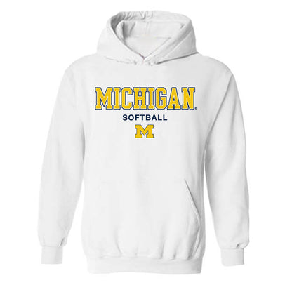 Michigan - NCAA Softball : Indiana Langford - Classic Shersey Hooded Sweatshirt-0