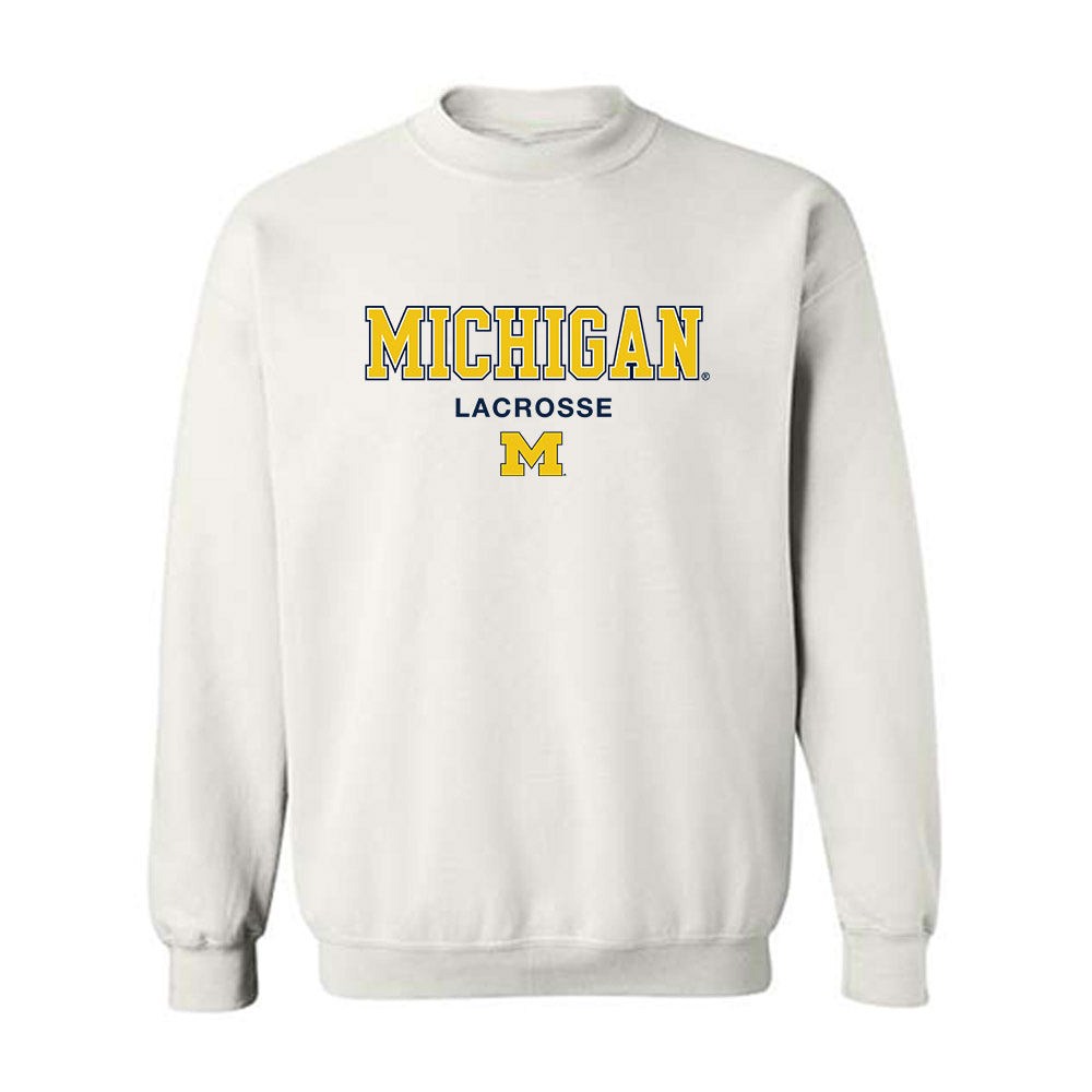 Michigan - NCAA Women's Lacrosse : Ava Class - Classic Shersey Crewneck Sweatshirt-0