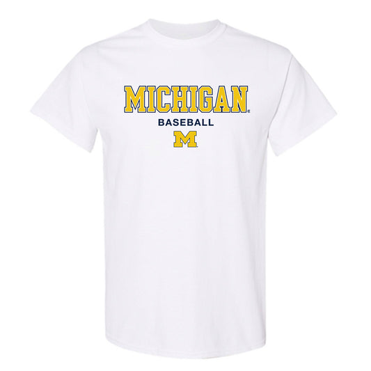 Michigan - NCAA Baseball : Brock leitgeb - Classic Shersey T-Shirt-0