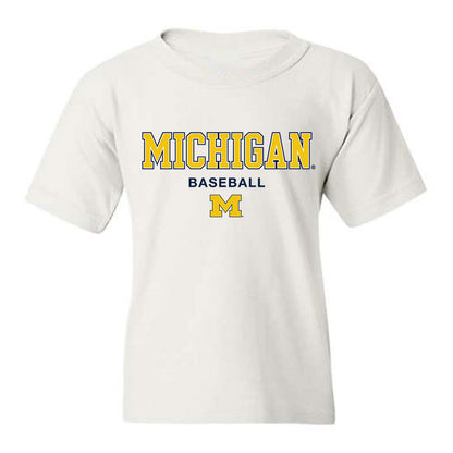 Michigan - NCAA Baseball : Tyler Finkbeiner - Classic Shersey Youth T-Shirt-0