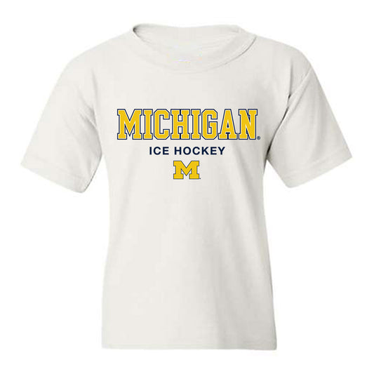 Michigan - NCAA Men's Ice Hockey : Matthew Mania - Classic Shersey Youth T-Shirt-0